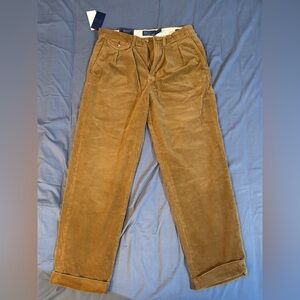 Men's Tan Corduroy Pants polo Ralph Lauren